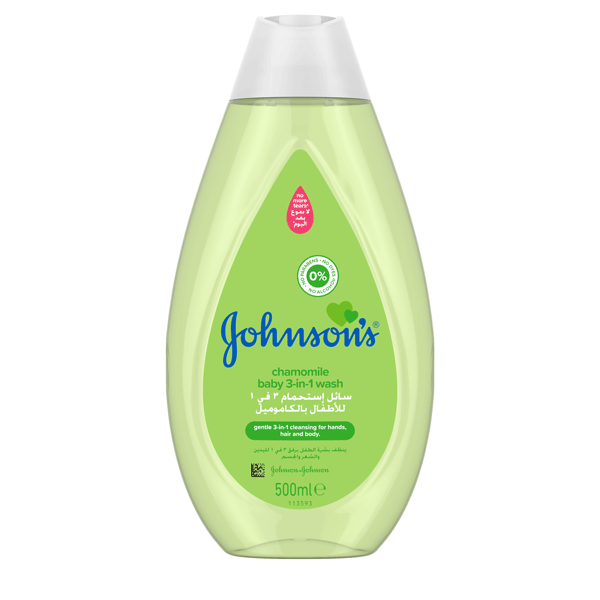 Johnson Baby Wash Chamomile 3in1 500ML