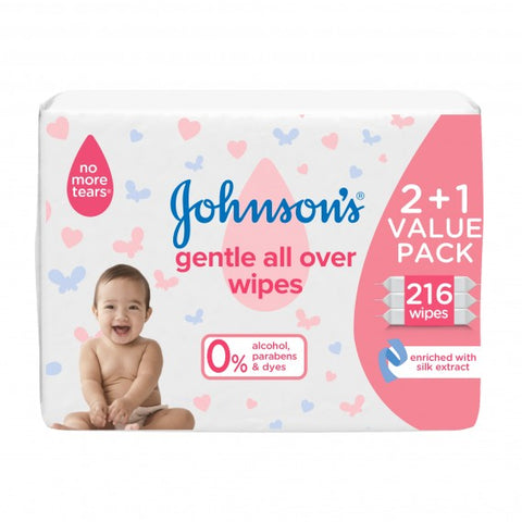 Johnson Baby Wipes Gentle All Over