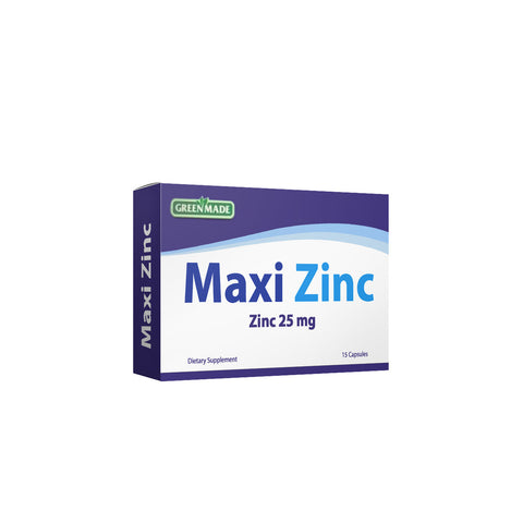 MaxiZinc 25 mg 15 capsules