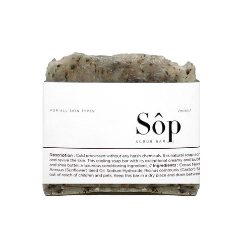 Mint Scrub Bar 90-100g