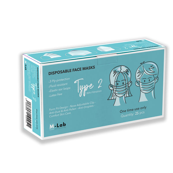 M-lab Face Mask  3 Ply Type 2