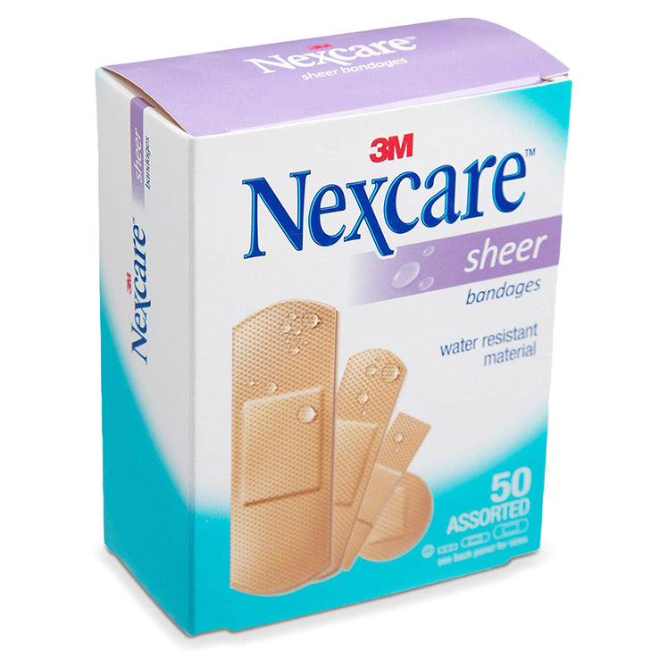 658-50 Nexcare Sheer, Assorted