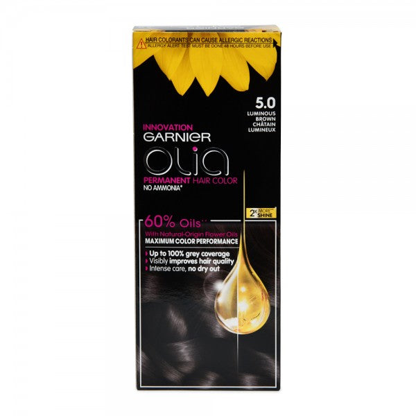 Garnier Olia Ammonia Free, Permanent Hair Coloration at Home with Natural Origin Flower Oils