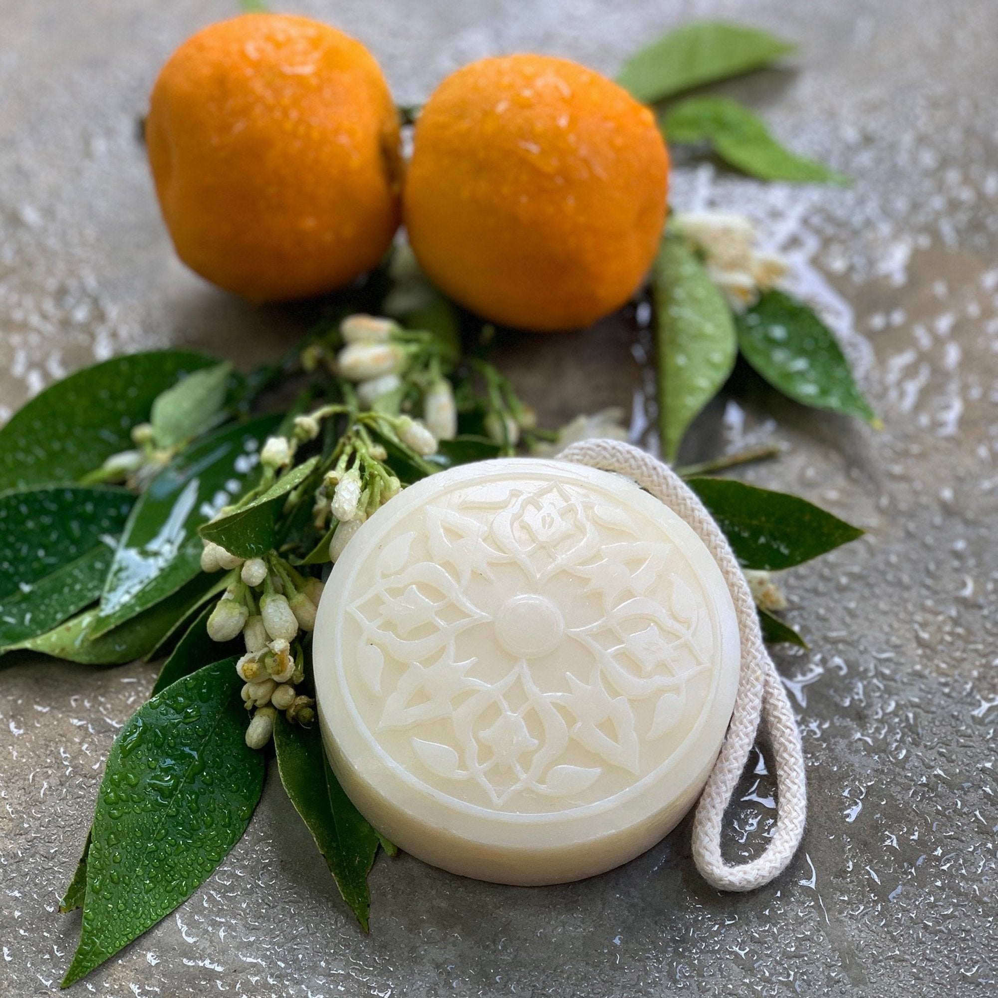 saydaliati_SENTEURS D'ORIENT_Orange Blossom Hammam Soap_Hammam Soaps