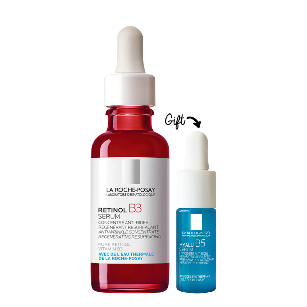 Retinol B3 Serum 30ML + Hyalu B5 Serum 10ml (Gift)