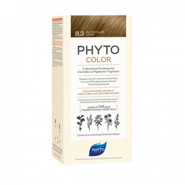 NEW PHYTOCOLOR 8.3 Light Golden Blonde