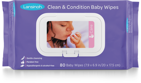 LANSINOH BABY WIPES X80