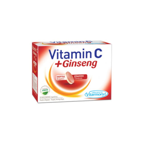 Vitamin C + Ginseng  - 24 Tablets