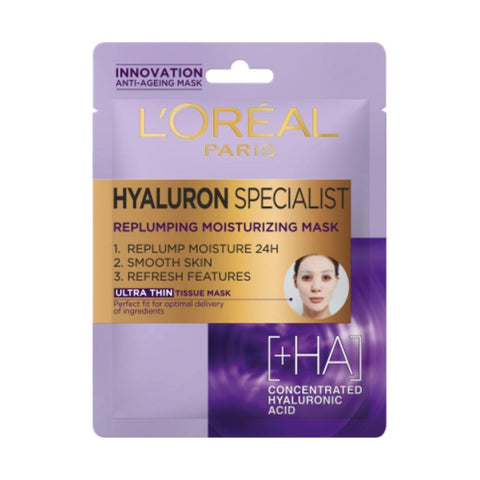 L'Oreal Paris Hyaluron Expert Moisturizer and Anti-Aging Tissue Mask