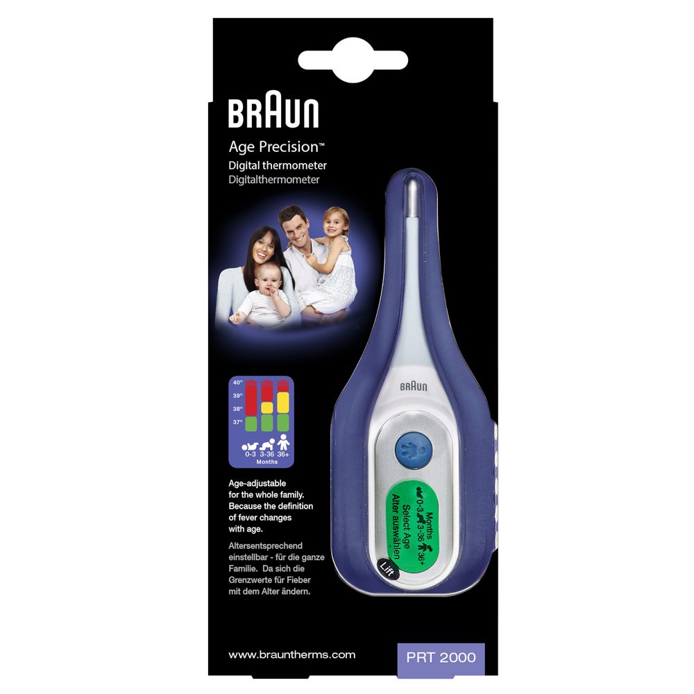 Digital thermometer with Age Precision®