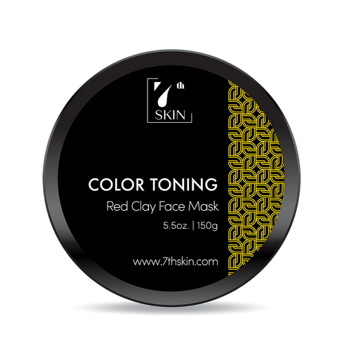 Color Toning Red Clay Face Mask 150 gr