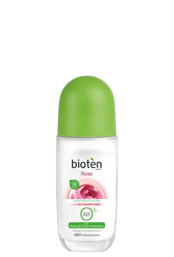 Bioten Rose Deodorant Roll On 50ml