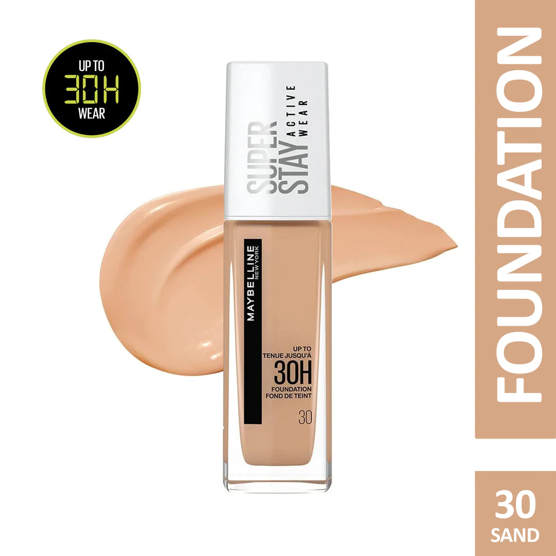 Wear Care 30HR Foundation Active - Super Stay Maybelline Sohati