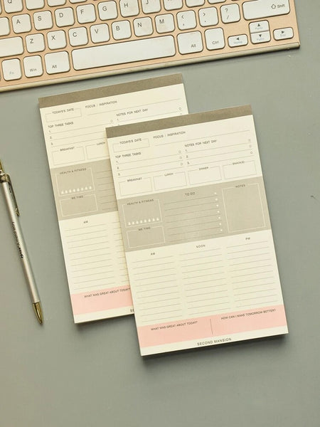 Weekly Fitness Notepad