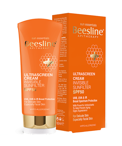saydaliati_BEESLINE_Ultrascreen Cream Invisible Sunfilter SPF50 60ML_Sunscreen